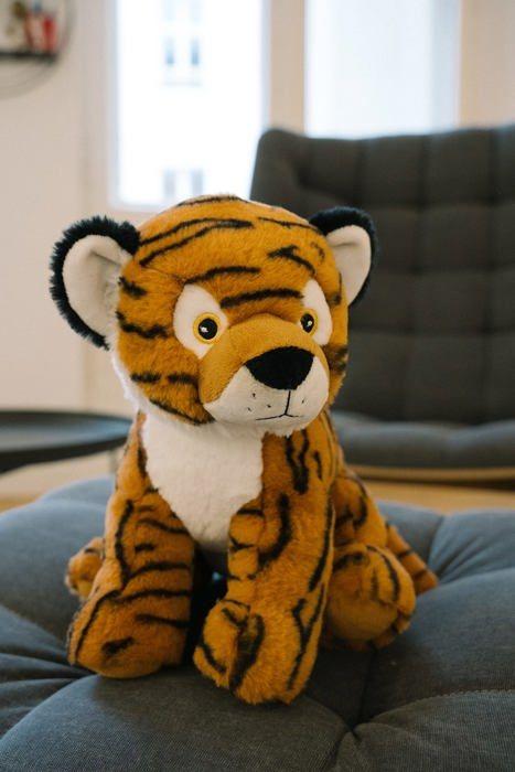 Peluche - Heitmann - Tigre en PET - 25 cm - 100% recyclé - Douceur et durabilité