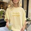 French Enough Tee, Je Ne Sais Quoi Shirt, French Girl Chic Summer Top, Travel To France Outfit, Paris Lover Gift, Trendy C'est La Vie Tee