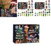 Calendar de Advent Acrilic Italian Brainrot Cu Figurine Personaj Pentru Decor de Sărbători