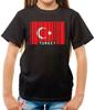 Turkey Barcode Flag Style - T-Shirt - Turkish - Country - Travel -