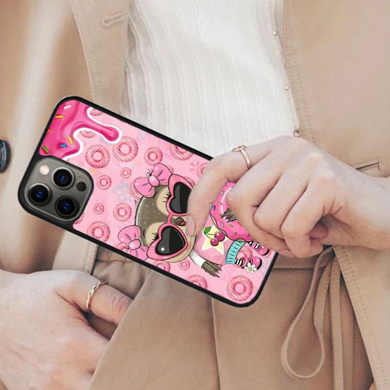 

Cute Cartoon Owl Magnetic Phone Case For APPLE iPhone 17 Air 16 14 13 12 Pro Max 15 Plus Wireless Charge With MagSafe Cover iPhone 14