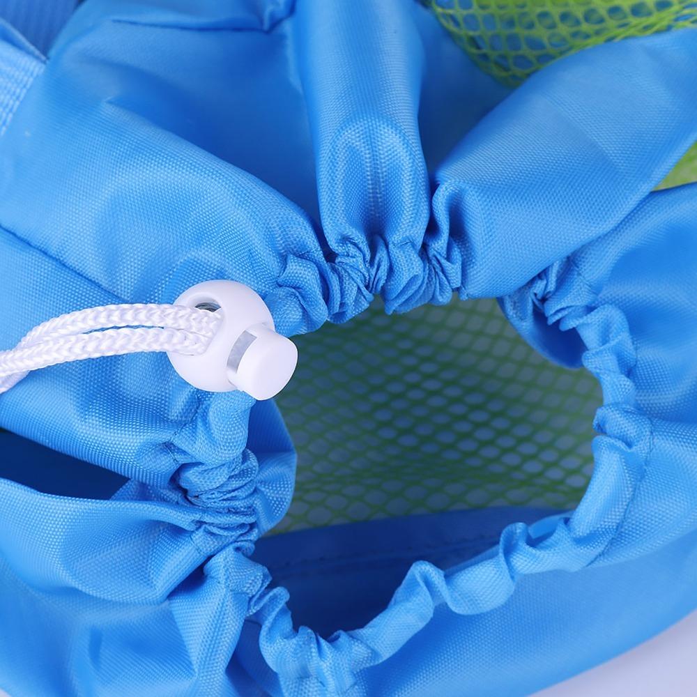 Washable Material Beach Storage Bag Large Mesh Backpack Mesh Drawstring Backpack Outdoor Beach