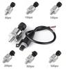 DC 5V 1/8" NPT Stainless Steel Pressure Transducer Sender Sensor For Oil Fuel Water 30/100/150/200/300/500PSI Pressure Senor