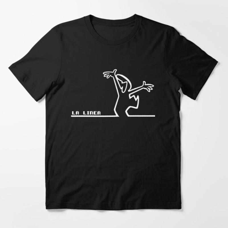 La Linea Bike Amazing Print Tee Unisex Short-sleev Breathable Graphic T Shirts Harajuku Casual Streetwear Tops Men Clothing