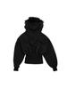 European and American Y2K Street Retro Hooded Waist-Cinching Fuzzy Zip-Up Jacket