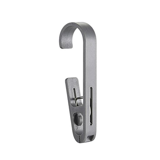 Shower Curtain Clips Laundry Hook with Clip, Non-Drilling ABS Closet Organizer, Multi Purpose Portable Clothes Drying Durable Anti-slip Clip for Home
