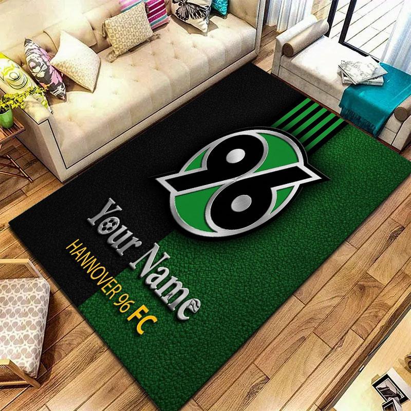 Hannover 96 Custom Name Carpet Rug for Living Room Bedroom Home Sofa Decoration,Kids play Non-slip Floor Mat