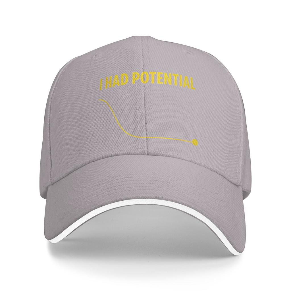 I Had Potential Sun Baseball Cap Summer Street Style Trucker Hat For Unisex-Teens Outdoor Sports Baseball Caps