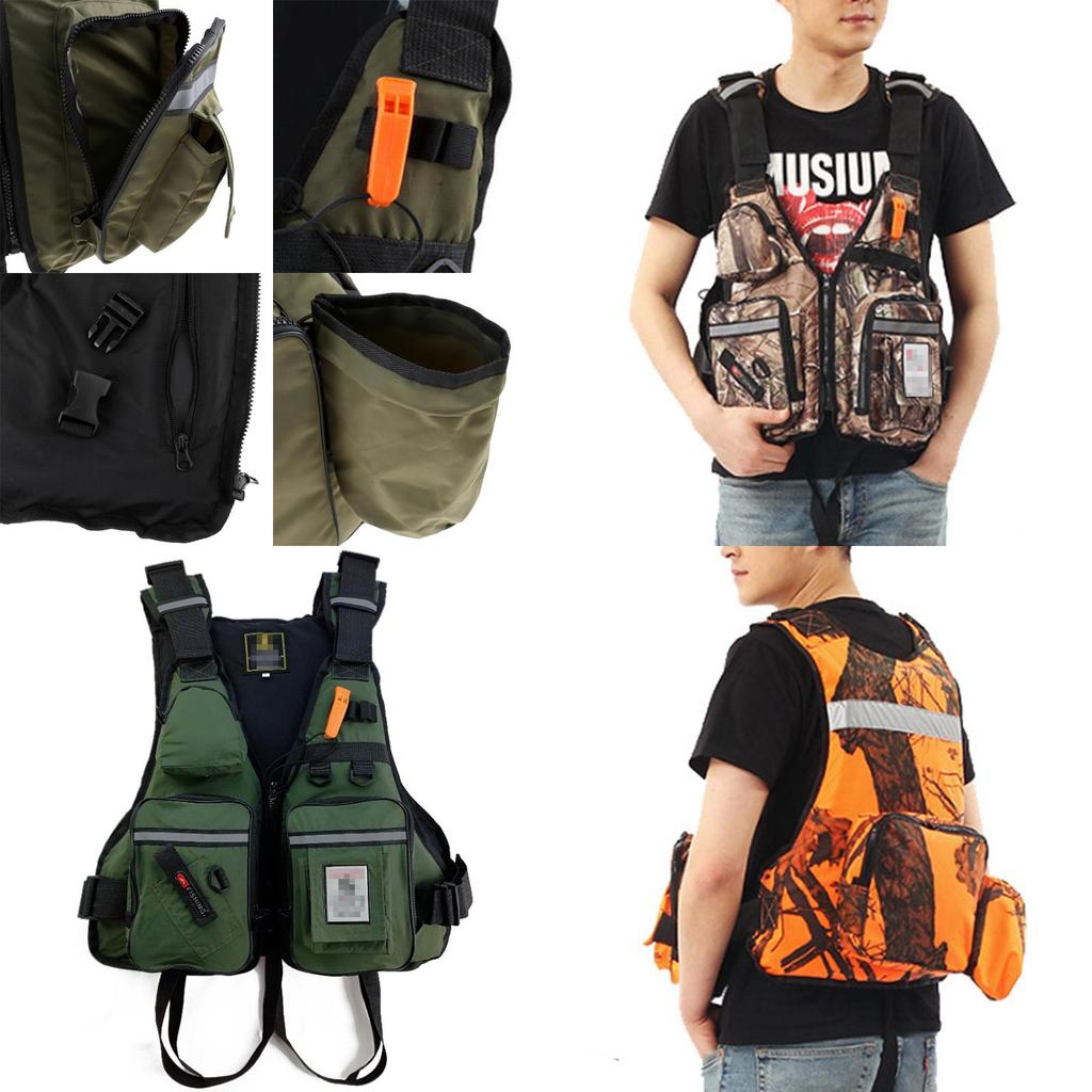 Adjustable Adult Buoyancy Sailing Kayak Canoeing Fly Fishing Life Vest Jacket