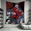 Kakegurui Wall Tapestry Aesthetic Wall Hanging Printed Fabric Blanket Decorative Tapestries for Bedroom Living Room Home Decor