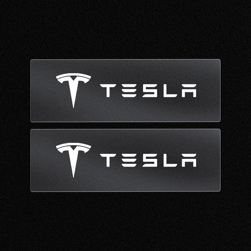 2/5/10Pcs Car Interior Random Stickers Car Steering Wheel Emblem Styling For Tesla Model 3 Model X S 2016-2023  Model Y Decals TM3 TMX