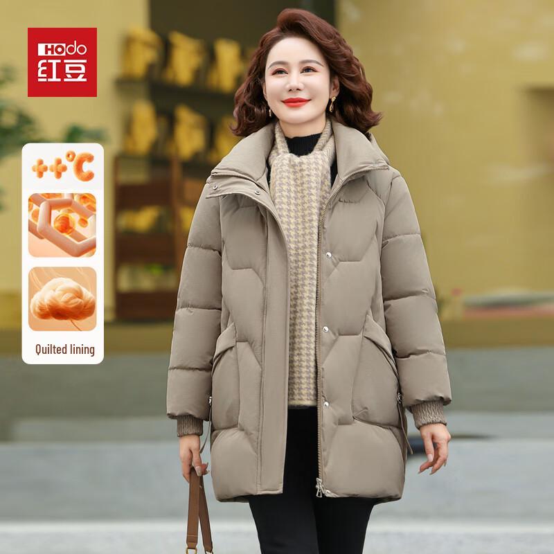 

Женское зимнее пальто средней длины Hodo с подкладкой 3XL