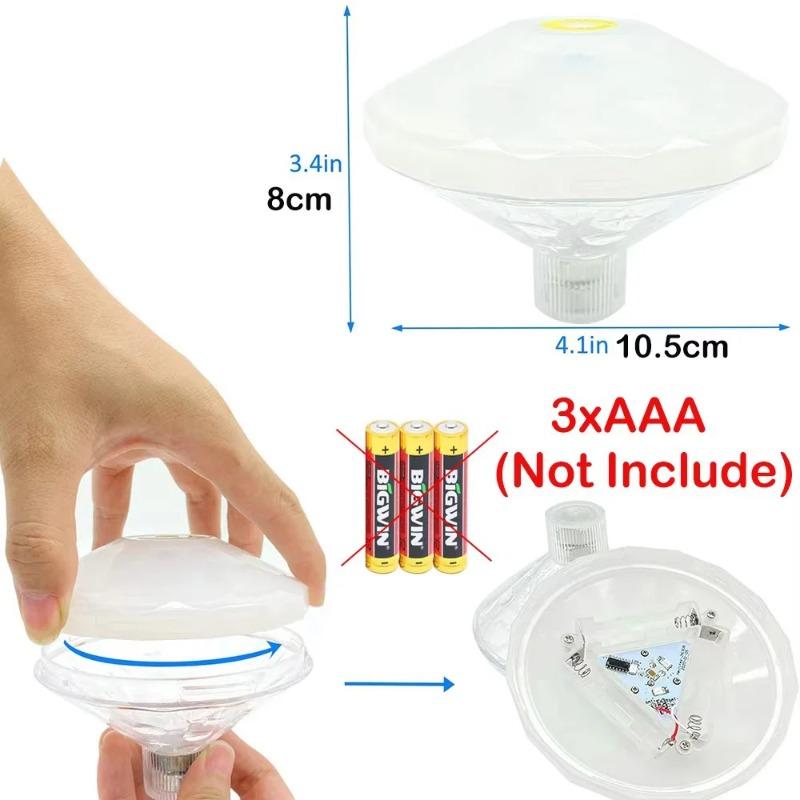 LED Waterproof Floating Underwater Pool Light RGB Disco Glow Show Lamp for Swimming Pool Hot Tub Spa Bath Party Festival Decor Lighting