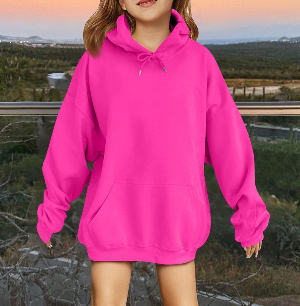 Cute Hoodies For Teen Girls Trendy Preppy Hooded Sweatshirts Oversized Long Sleeve Shirts Clothes For Girls