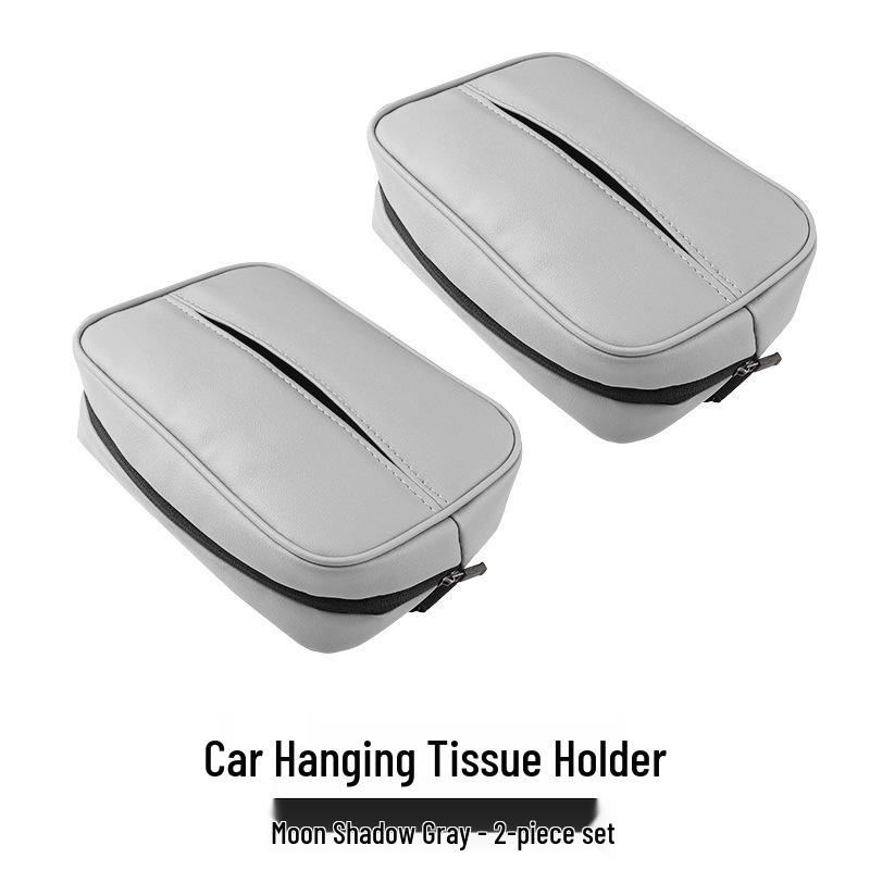 AITO M Car Leather Tissue Holder: Headrest Strap Pull-Out Box