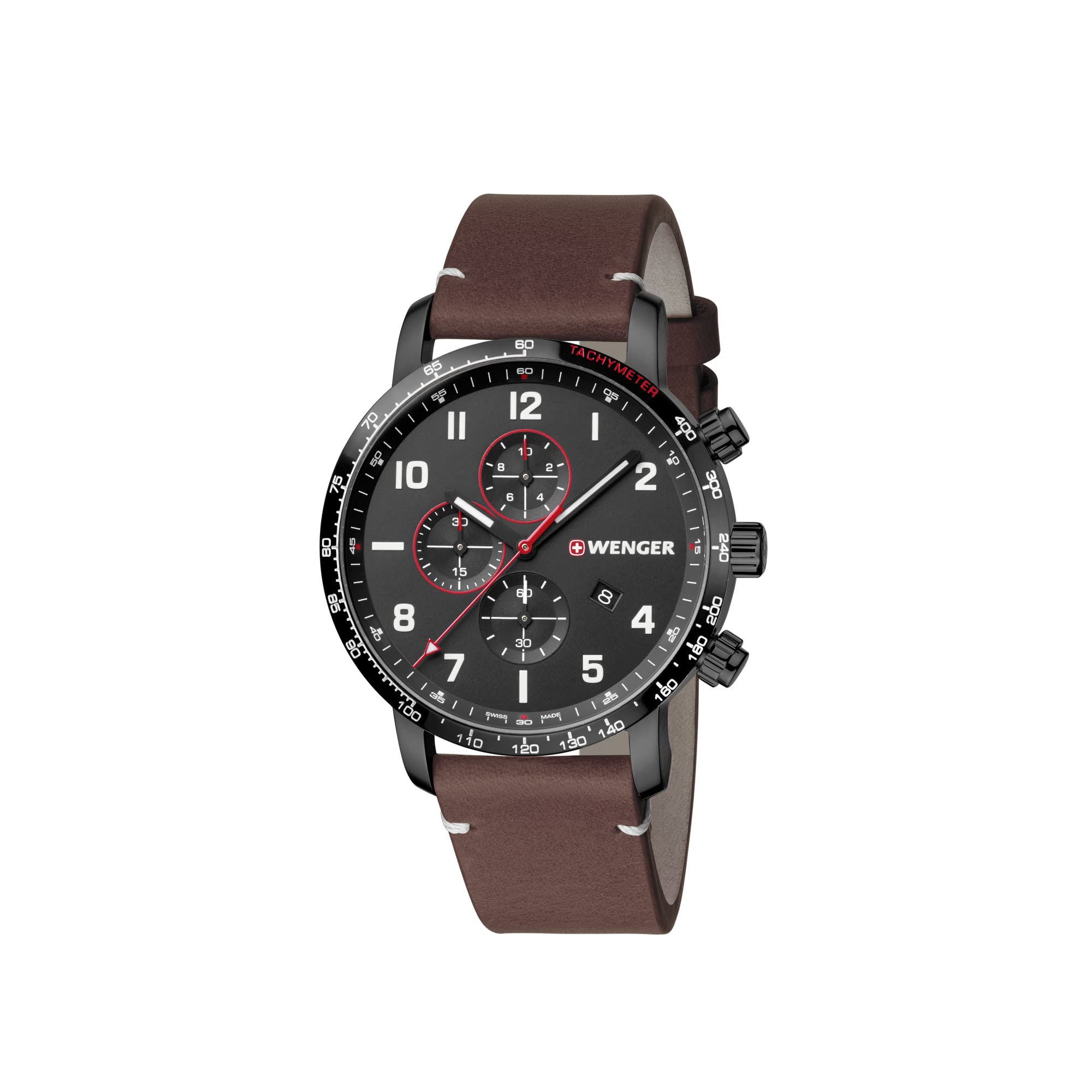 

WENGER Wristwatch ATTITUDE CHRONO Gift Quartz 01.1543.107 []