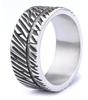 Minimalist Textured Unisex Ring Stylish New Finger Ring for Men Women