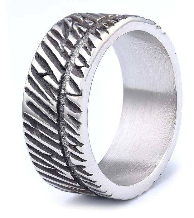 Minimalist Textured Unisex Ring Stylish New Finger Ring for Men Women