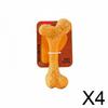 2 Pack Chewing Training Bone Dog Toy Gnaw Stick And Gentle Material for Long