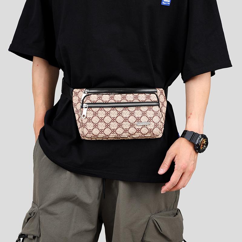 Waist Bag Men Belt Pack Waterproof Sports Travel Phone Pouch Messenger Pouch Fashion Chest Bag Men Hip Waist Pack Shoulder Bags
