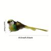 6pcs Vibrant Artificial Birds with Long Tails Colorful Feathered Home Garden Decor Lifelike Hanging Ornaments Festive Decoration