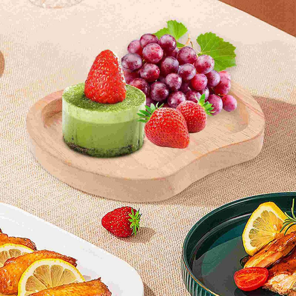 Tray Wood Snack Food Craft Pendant Multipurpose Kitchen Tableware Fruits Storage Plate Gadgets Loaf Pan