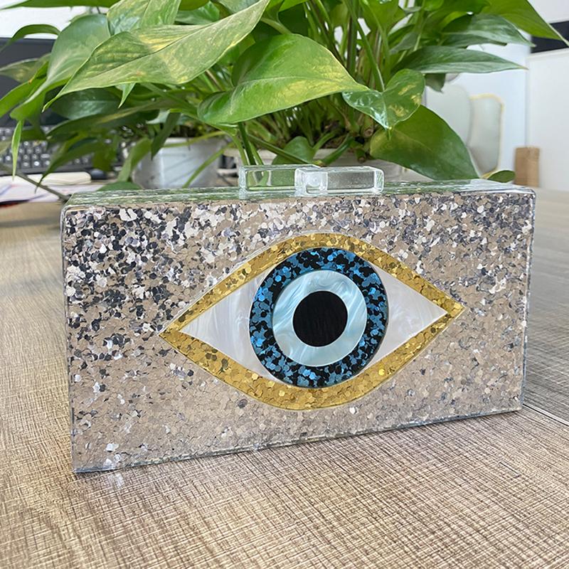 Women's Bag Trend Vip Luxury Chain Crossbody Evening Clutch Bags Designer Genuine Brand Handbags High Quality Silver Mini Purse