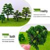 DIY Sand Table Building Trees Set - Handcrafted Miniature Landscape Models with Finished Tree Trunks