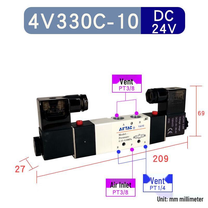 

OIMG 4V330C-10B Pneumatic Solenoid Valve