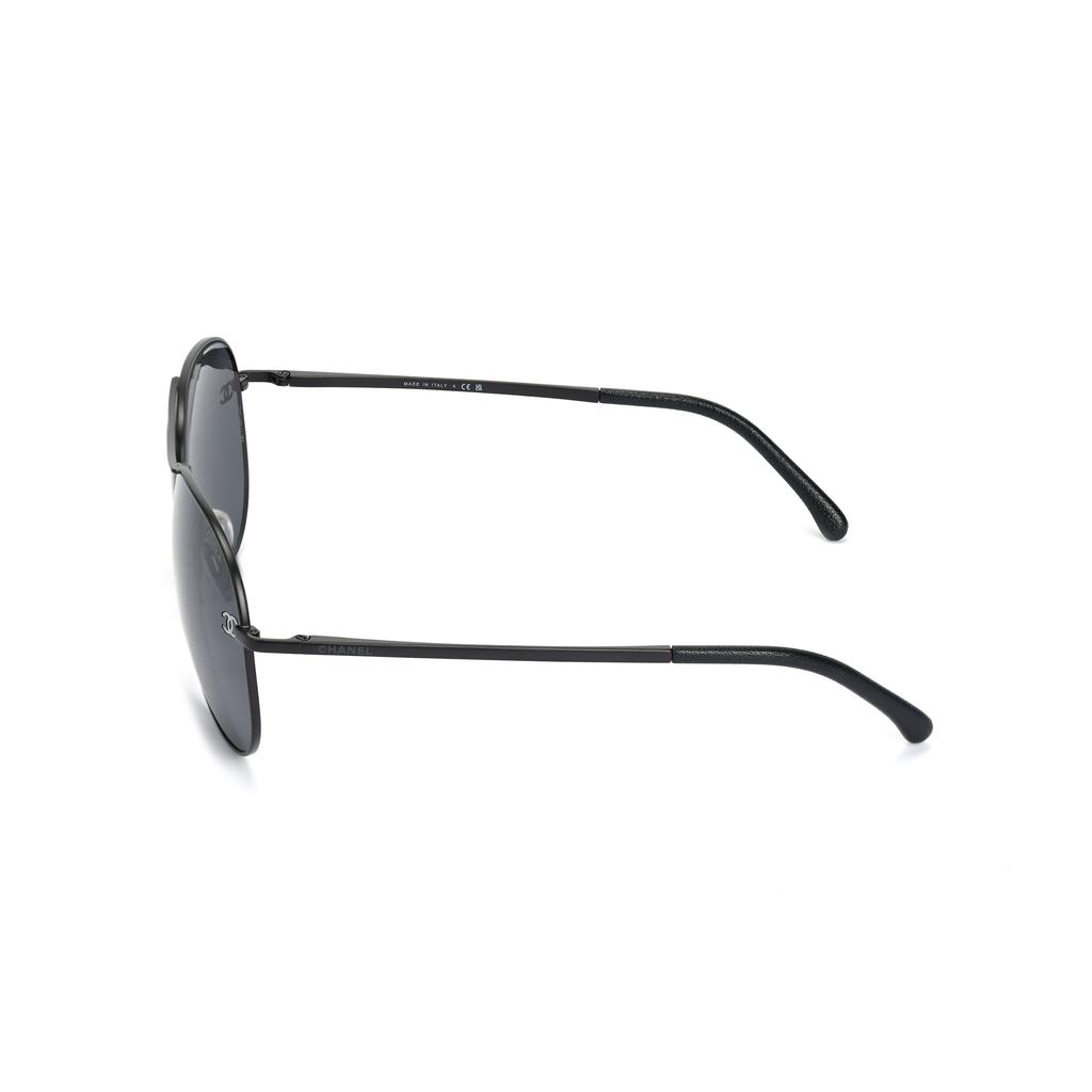Chanel Gafas de sol de aviador con montura de metal unisex Gafas de sol CH4189TQ-C11287