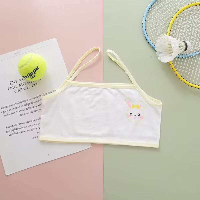 Girls Comfortable Bra Sports Training Bra Cotton Crop Top Kids Underwear 8-14years