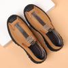 Fashion Spring Autumn New Designer Loafers for Men Fashion Business Casual Cow Leather Men's Shoes New Designer Solid Color Shoes Male