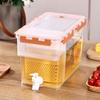 PET Beverage Dispenser 3.5L Capacity Water Dispenser Convenient Lemonade Container  For Party