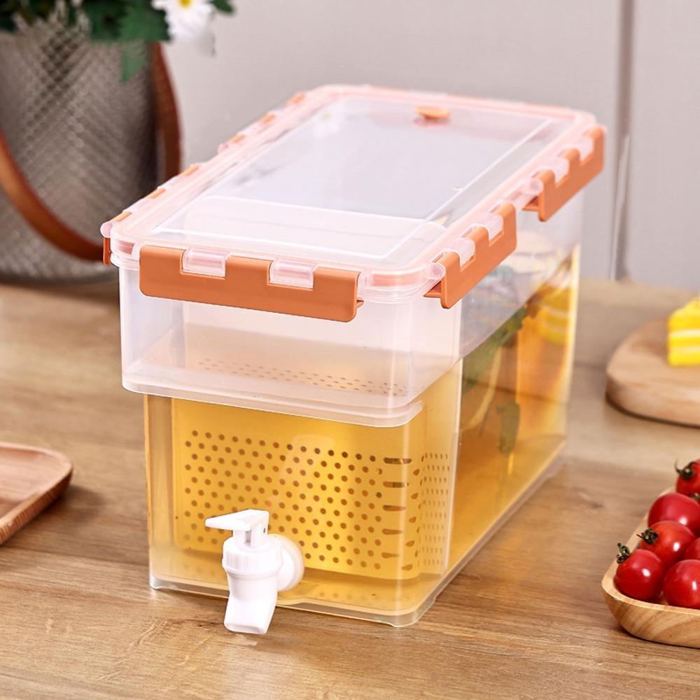 PET Beverage Dispenser 3.5L Capacity Water Dispenser Convenient Lemonade Container  For Party