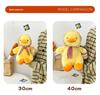 Yellow Duck Plush Toy with Scarf - Cute Little Doll Animal Figure, Perfect Birthday Gift Ornament