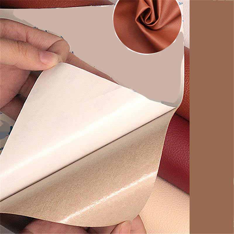 Strong Self-Adhesive Litchi-patterned Leather Patch Furniture & Car Interior Repair Sofa Seat Cover Fix Couch Dashboard Handbag Scratch Remover