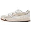 Li Ning Common 80s Slip Resistant Abrasion Resistant Low Top Skateboard Shoes Men's White Beige AGCV023-4