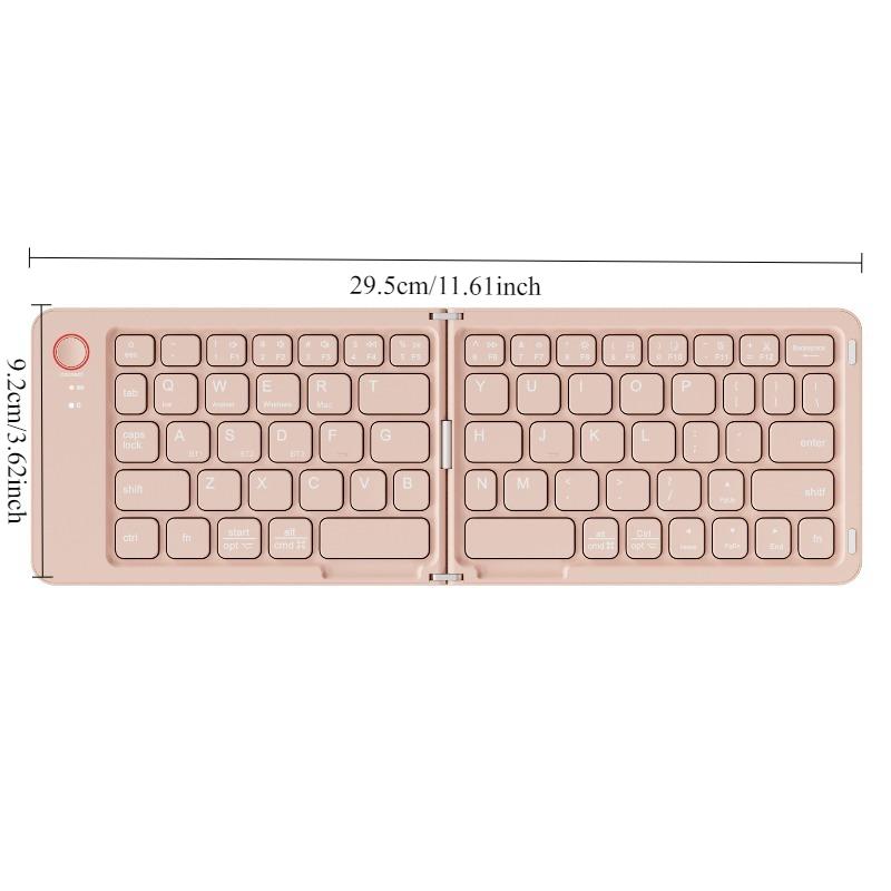 Wireless Folding Bluetooth Keyboard Notebook New Product Launch Computer Mobile Phone Office Mini Portable Keypad