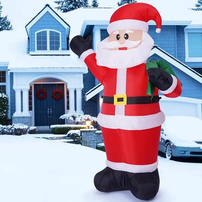 6 FT Outdoor Decorations LED Lights Holiday Yard Decoration Supplies Christmas Inflatable Santa Claus Christmas Inflatables