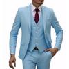 Two-piece Suit Men's Fashionable Gentleman Business British Style Solid-color Banquet Host Casual Wedding Suit