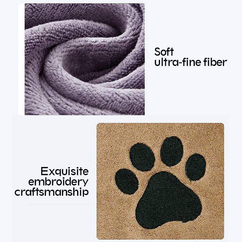 Soft Microfiber Sleep Mat for Pet Blanket Puppy Kitten Blanket Bed Mat Plush Mat Bed Small Animal Mat Dogs Grooming Supplies