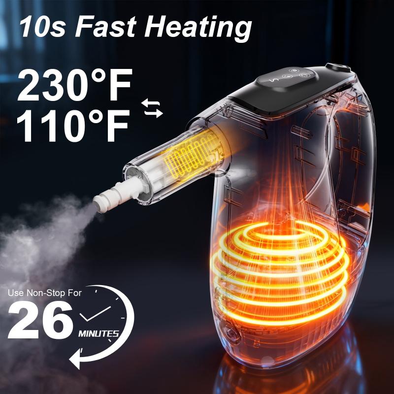 Nuevo Limpiador de Vapor Eléctrico Multifuncional de Alta Potencia de Mano para Uso Doméstico Limpiador de Vapor de Alta Temperatura 8 en 1