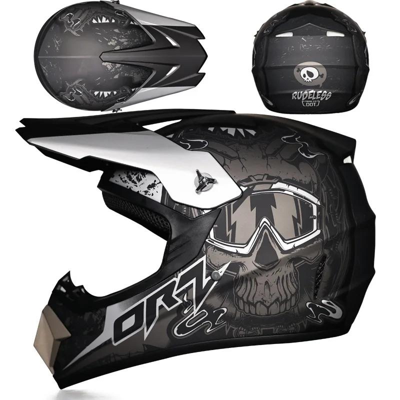 Hot Sale Motorcycle Helmet Racing Off-Road Helmet Men Moto Bike Downhill Am Dh Cross Para Moto Children Motocross Helmet Dot