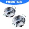 High Quality 32cm 34cm Divided Hot Pot Cookware Cooking Pot For Simultaneous Cooking Two Flavor On Induction Stove