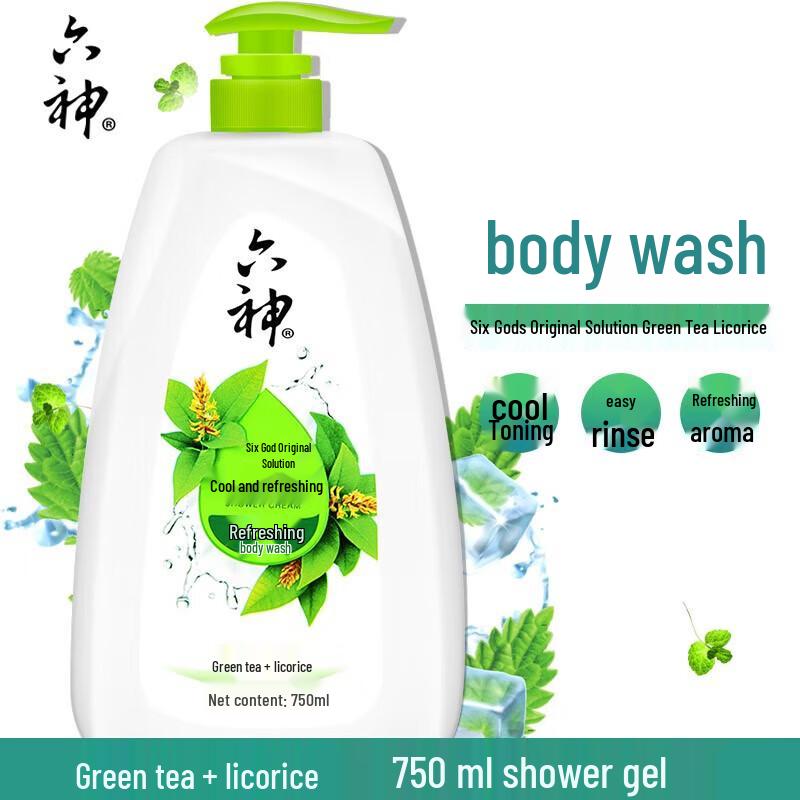 Six God Body Wash & Shower Lotion (750ml X 3)