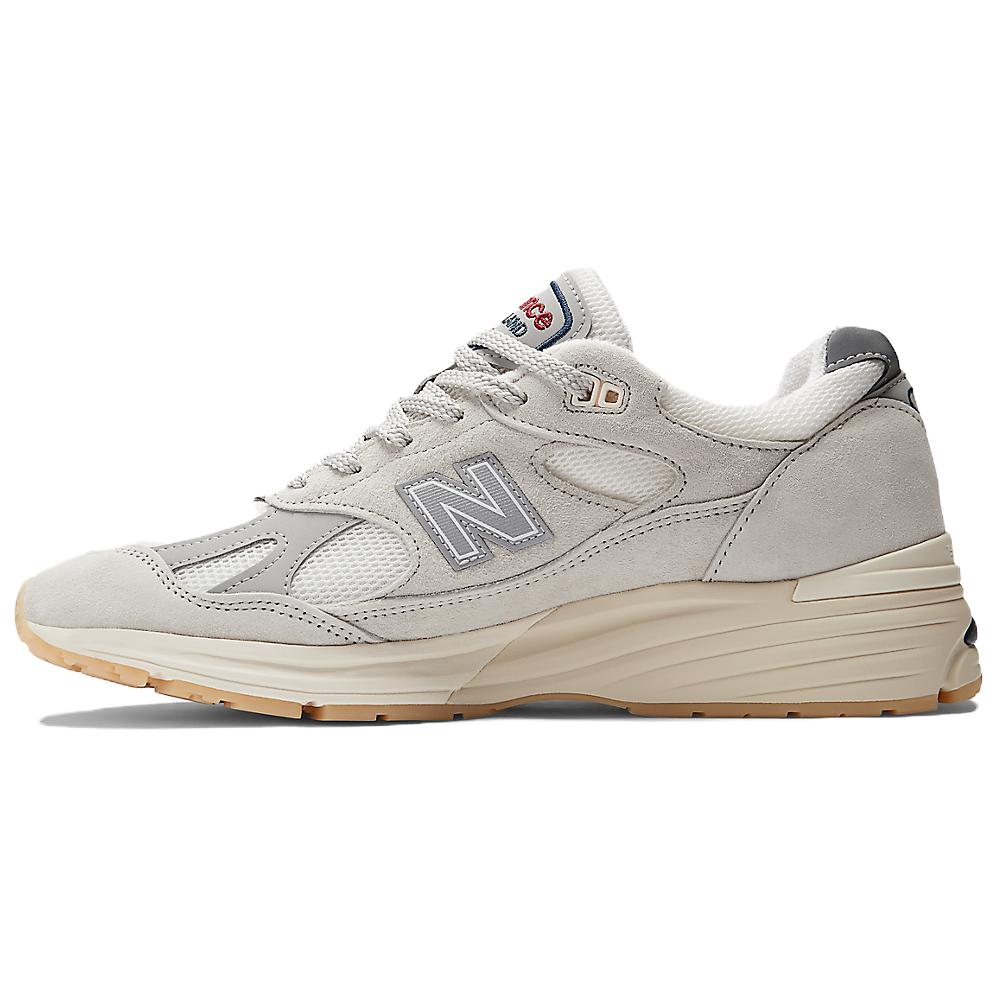 New Balance 991v2 Made In England Vintage Sport Pack - White Men Sneakers Cream Off-White Blanc-De-Blanc U991VS2