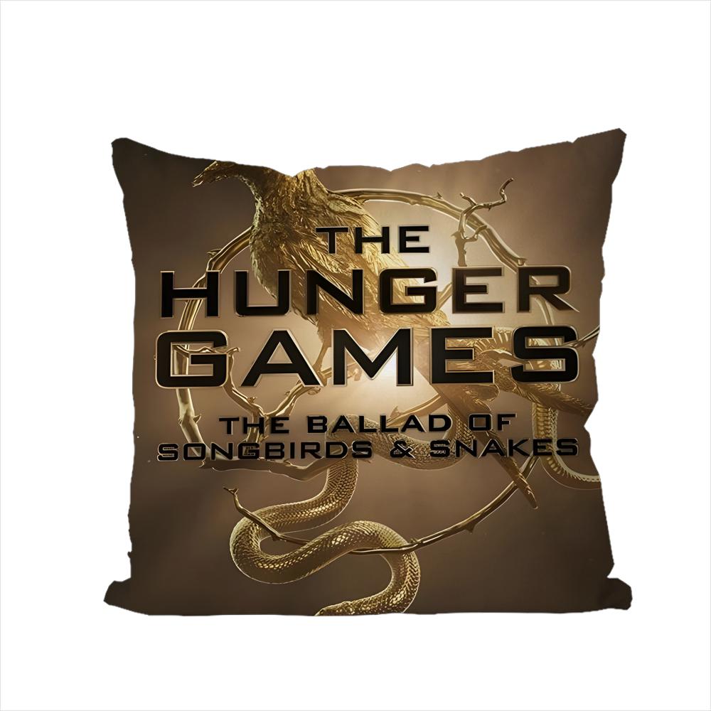 The Hunger Games Pillow Case For Car Sofa Decorative Home Doublesided Print Plush Square Throw Pillow Cushion Cover