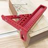 Aluminum 3D Multi-Angle Measuring Tool - Extended Design with Dowel Pin for Woodworking (Durable, Adjustable, Precision Layout)