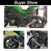For Kawasaki Z1000 2010-2020 Z1000SX 2010-2019 Motorcycle Exhaust System Left Right Side Mid Pipe Muffler Tube Stainless Steel