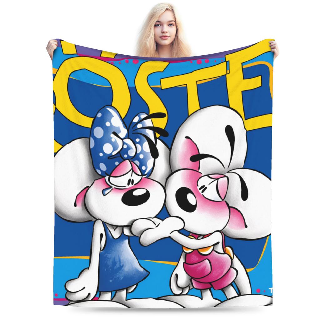 Super Warm Blanket Girls Boys Airplane Travel Diddl Cartoon Throw Blanket Flannel Bedspread For Bedroom Aesthetic Sofa Bed Cover